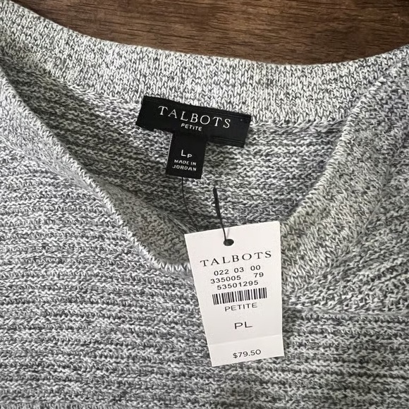 Talbots grey sweater - Picture 2 of 5